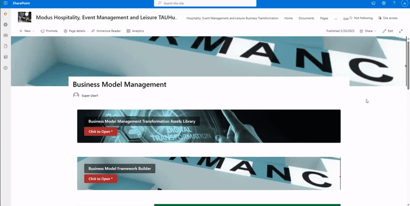 Hospility Business Model Management GIF